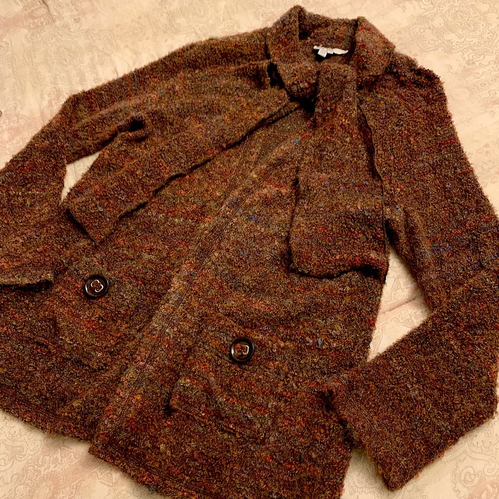 Vintage Colorful acrylic-cotton-poly-wool blend